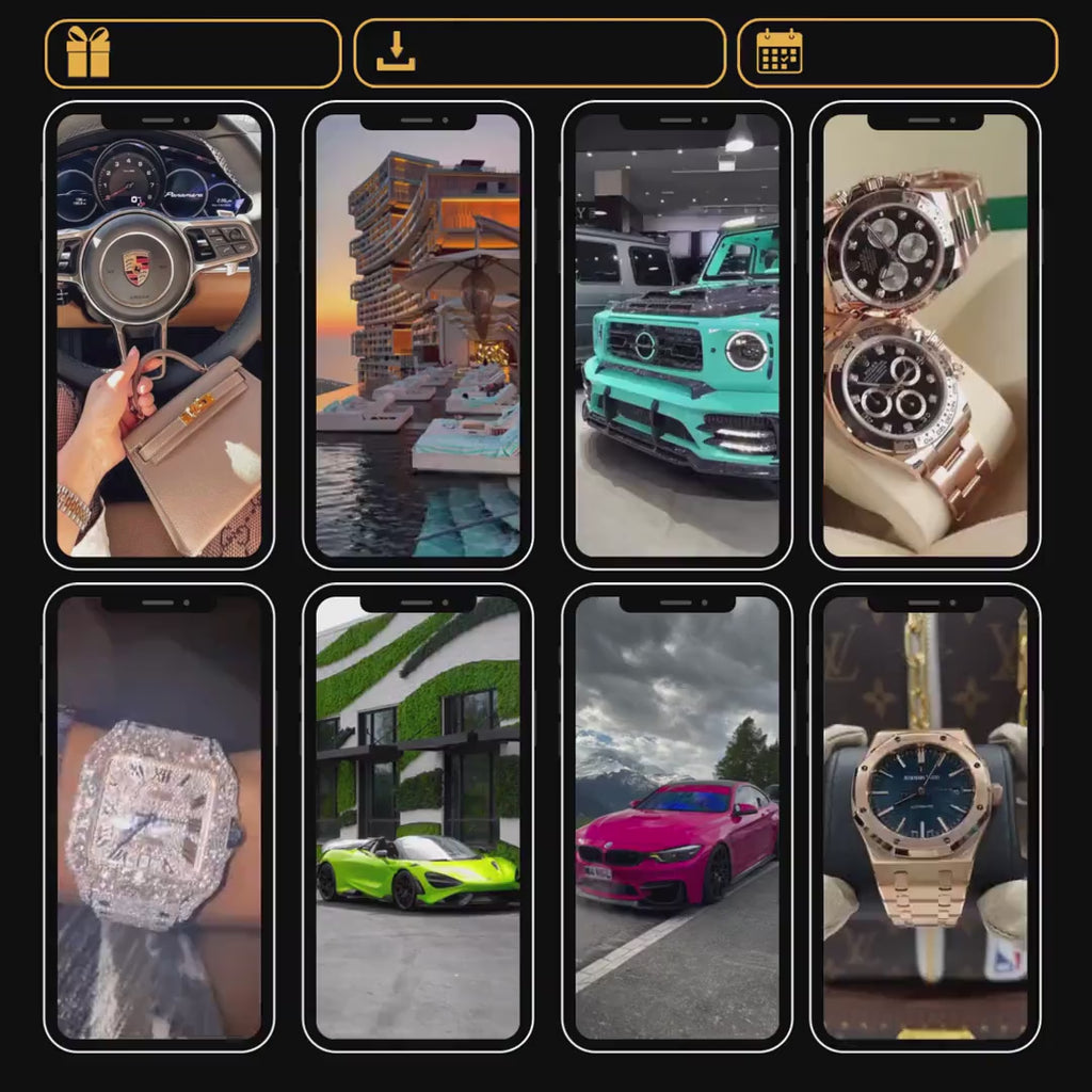 10,000+ 4K Luxury Faceless Viral Reels Vault [Royalty-Free]